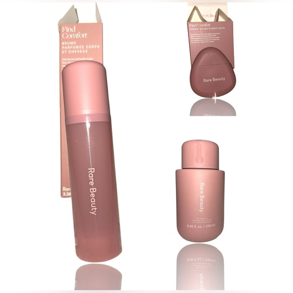 Rare Beauty Find Comfort Mist/ body lotion and hand lotion in Soft Pink,New Products : American Fashion Style Bags On Sale